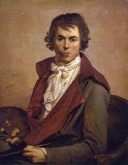 Jacques-Louis  David Self portrait Sweden oil painting art